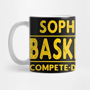 Sophomore Basketball - Compete, Defeat, Repeat Mug